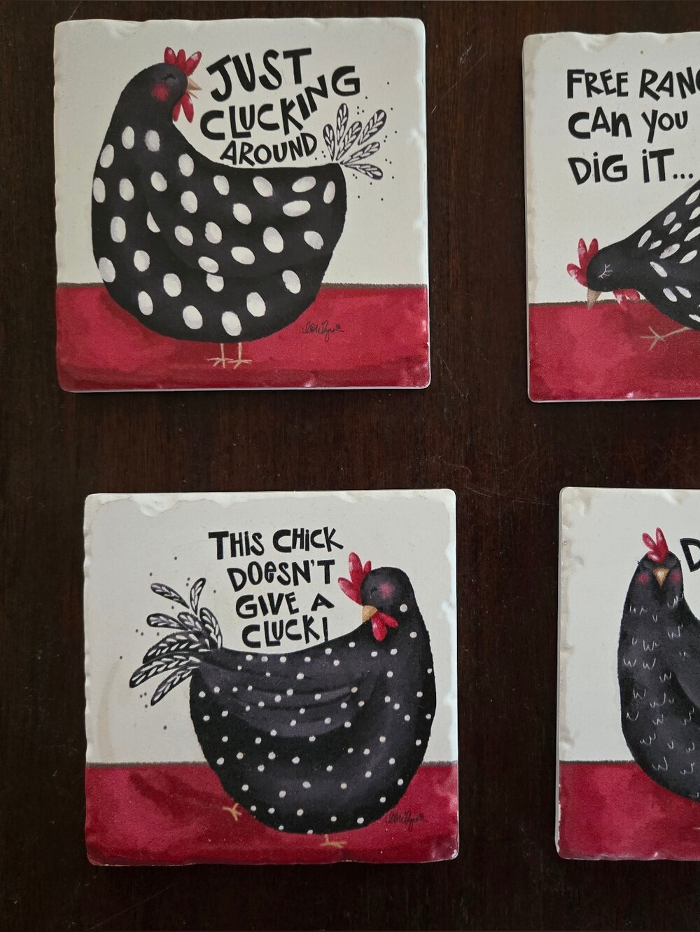 Funny Farmhouse Coasters